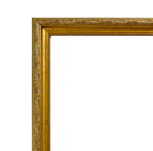 Antique Gold Filagree Finish Frame